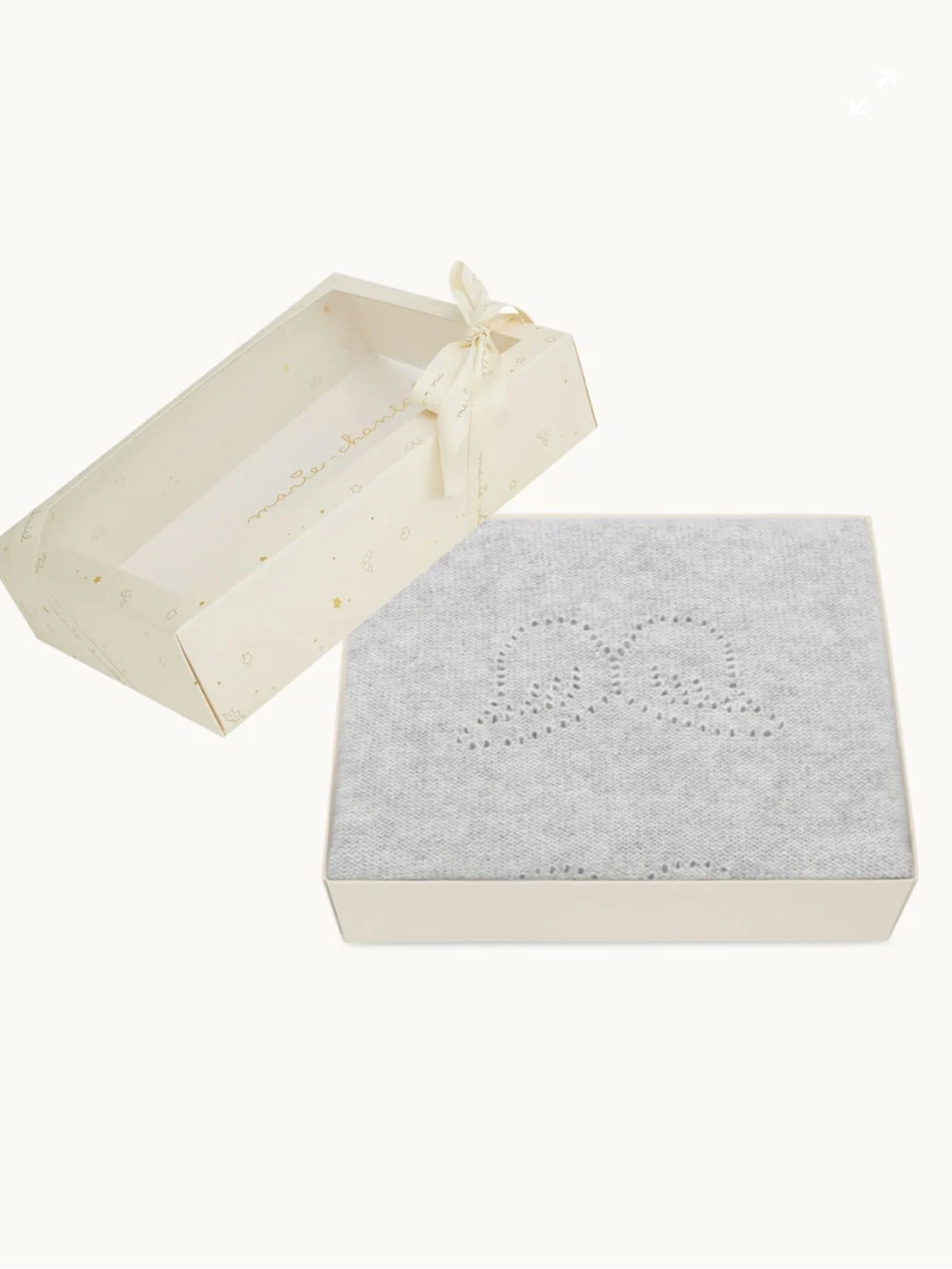 Marie Chantal Angel Wing™ Cashmere Baby Blanket - Grey